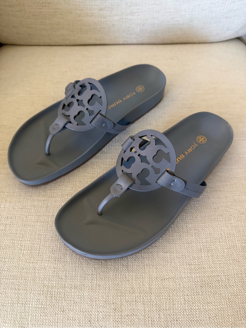 NEW Tory Burch Women's Miller Cloud Sandals - Cloud Blue